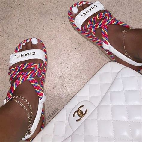 chanel replice wedges|Chanel Sandals On Sale .